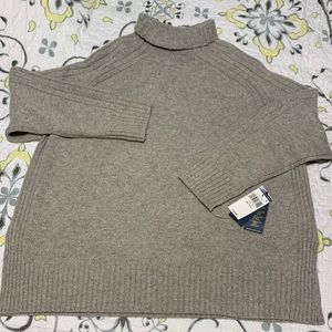 Women’s Ralph Lauren Polo Heather Gray sweater. NWT. Size XXL